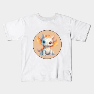 Little Dragon - Orange Kids T-Shirt